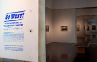 Installation view of "Go West! Representations of the American Frontier" at the Blanton Museum …