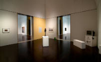 Installation view of "Go West!: Representations of the American Frontier" at the Blanton Museum…