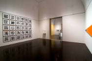Installation view of "Go West!: Representations of the American Frontier" at the Blanton Museum…