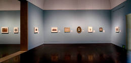 Installation view of "Storied Past: Four Centuries of French Drawings from the Blanton Museum o…