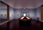 Installation view of "Storied Past: Four Centuries of French Drawings from the Blanton Museum o…