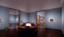 Installation view of "Storied Past: Four Centuries of French Drawings from the Blanton Museum o…