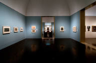 Installation view of "Storied Past: Four Centuries of French Drawings from the Blanton Museum o…