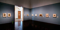 Installation view of "Storied Past: Four Centuries of French Drawings from the Blanton Museum o…