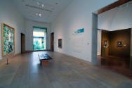 Installation view of "About Face: Portraiture as Subject" at the Blanton Museum of Art, 2011.