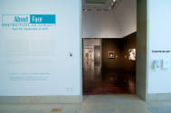 Installation view of "About Face: Portraiture as Subject" at the Blanton Museum of Art, 2011.