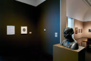 Installation view of "About Face: Portraiture as Subject" at the Blanton Museum of Art, 2011.