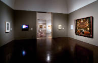 Installation view of "About Face: Portraiture as Subject" at the Blanton Museum of Art, 2011.