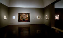 Installation view of "About Face: Portraiture as Subject" at the Blanton Museum of Art, 2011.