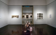 Installation view of "About Face: Portraiture as Subject" at the Blanton Museum of Art, 2011.