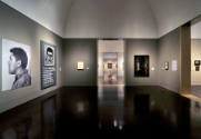 Installation view of "About Face: Portraiture as Subject" at the Blanton Museum of Art, 2011.