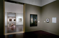 Installation view of "About Face: Portraiture as Subject" at the Blanton Museum of Art, 2011.