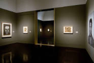 Installation view of "About Face: Portraiture as Subject" at the Blanton Museum of Art, 2011.