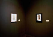 Installation view of "About Face: Portraiture as Subject" at the Blanton Museum of Art, 2011.