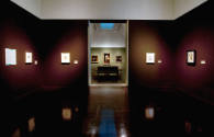 Installation view of "About Face: Portraiture as Subject" at the Blanton Museum of Art, 2011.