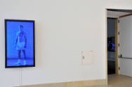 Installation view of the "Robert Wilson: Video Portraits" at the Blanton Museum of Art, 2011.