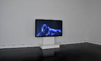 Installation view of the "Robert Wilson: Video Portraits" at the Blanton Museum of Art, 2011.