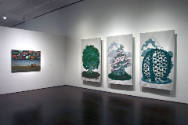 Installation view of the "New Works for the Collection" at the Blanton Museum of Art, 2010.