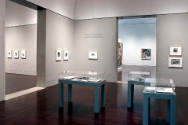 Installation view of "Manuel Álvarez Bravo and His Contemporaries" at the Blanton Museum of Art…