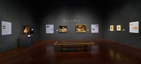 Installation view of "Restoration and Revelation: Conserving the Suida-Manning Collection," Bla…