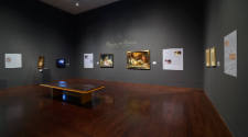 Installation view of "Restoration and Revelation: Conserving the Suida-Manning Collection," Bla…