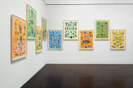 Installation view of "Las Hermanas Iglesias," Blanton Museum of Art, The University of Texas at…