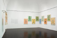 Installation view of "Las Hermanas Iglesias," Blanton Museum of Art, The University of Texas at…