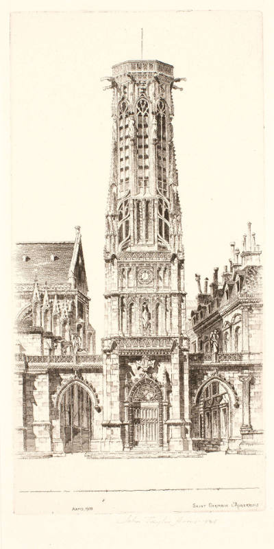 Saint Germain L'Auxerrois, Paris and St. Germain L'Auxerre
