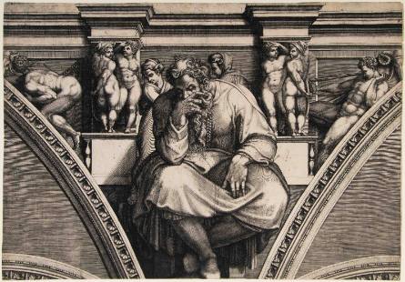 The Prophet Jeremiah, after Michelangelo