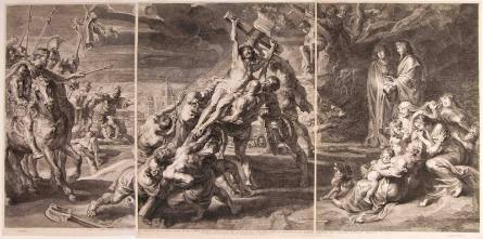 The Elevation of the Cross, after Peter Paul Rubens