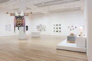 Installation view of Day Jobs, Blanton Museum of Art, The University of Texas at Austin, Februa…