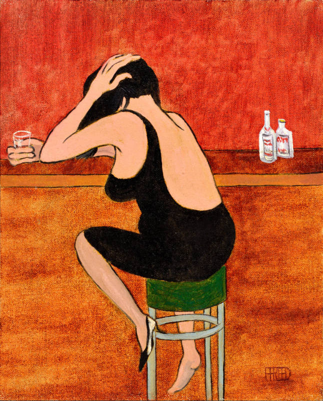 Woman at a Bar