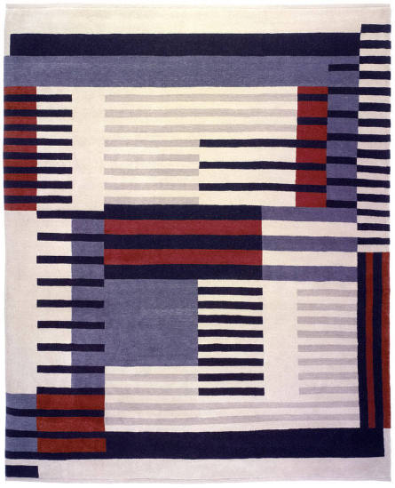 Anni Albers, "Smyrna-Knuepfteppich," from the portfolio "Connections," 1925/1983, screenprint o…