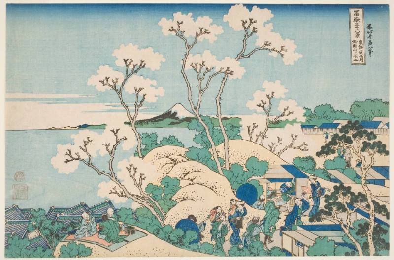 Katsushika Hokusai (1760–1849), Fuji at Gotenyama, from the series Thirty-six Views of Mount Fu…