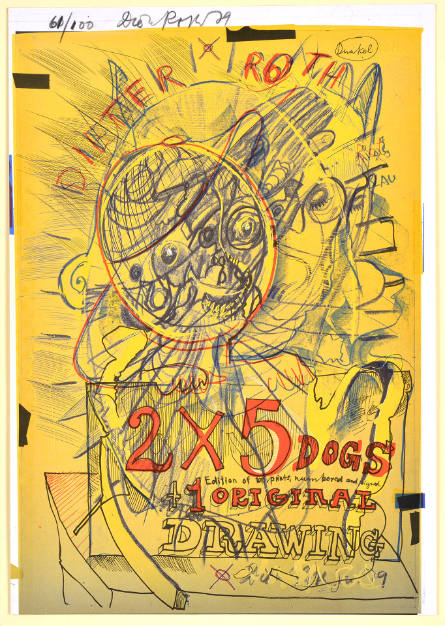 Untitled (Label) from 2 x 5 Hunde (2 x 5 Dogs)