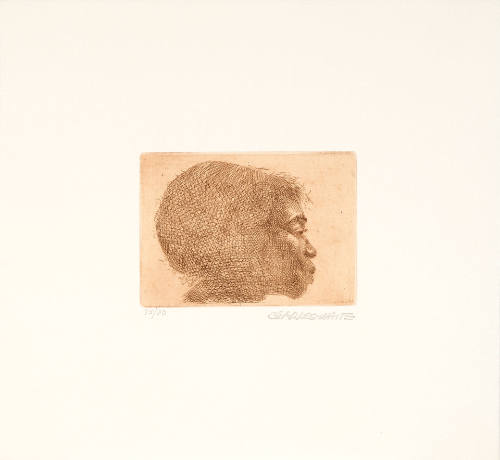 Untitled (Profile of Woman, Facing Right)