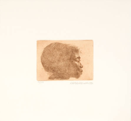 Untitled (Profile of Woman, Facing Right)