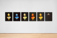 Installation view of "Native America: In Translation", Blanton Museum of Art, The University of…