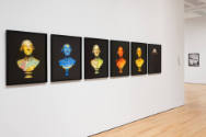 Installation view of "Native America: In Translation", Blanton Museum of Art, The University of…