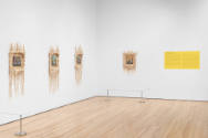 Installation view of "Native America: In Translation", Blanton Museum of Art, The University of…