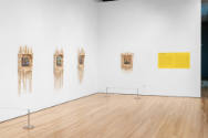 Installation view of "Native America: In Translation", Blanton Museum of Art, The University of…