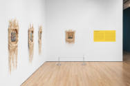 Installation view of "Native America: In Translation", Blanton Museum of Art, The University of…