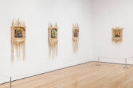 Installation view of "Native America: In Translation", Blanton Museum of Art, The University of…