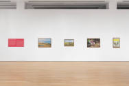 Installation view of "Native America: In Translation", Blanton Museum of Art, The University of…