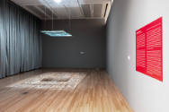 Installation view of "Native America: In Translation", Blanton Museum of Art, The University of…