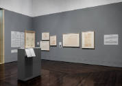 Installation view of "Meet Melecio Galván: The Secret Artist & His Mexican Contemporaries", Bla…