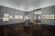 Installation view of "Meet Melecio Galván: The Secret Artist & His Mexican Contemporaries", Bla…