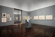 Installation view of "Meet Melecio Galván: The Secret Artist & His Mexican Contemporaries", Bla…