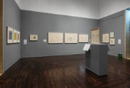 Installation view of "Meet Melecio Galván: The Secret Artist & His Mexican Contemporaries", Bla…