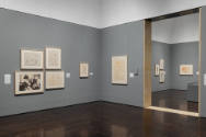 Installation view of "Meet Melecio Galván: The Secret Artist & His Mexican Contemporaries", Bla…